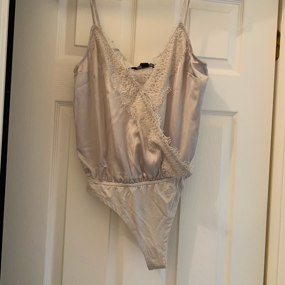 Tan lace bodysuit BRAND NEW
